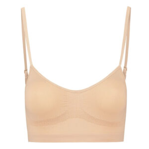 BYE BRA-Sutien fără Cusături Control Mediu, Bej/Negru, S-XXL 7 BYE BRA-Sutien fără Cusături Control Mediu, Bej/Negru, S-XXL - imagine 4