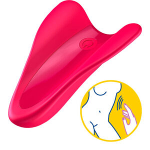 Satisfyer Vibrator-High Fly Vibrator pentru Deget Fuchsia-Silicon 10 Satisfyer Vibrator-High Fly Vibrator pentru Deget Fuchsia-Silicon - imagine 3