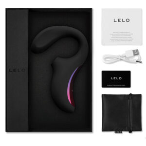 Lelo-Enigma Masajer Sonic cu Stimulare Dublă, Negru-Silicon, 7 - imagine 5