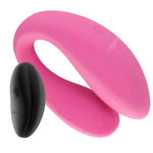 Moressa-Lauren Stimulator cu Telecomandă pentru Cuplu-Silicon - imagine 8