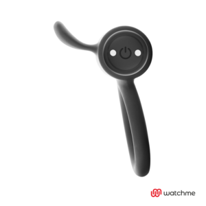 Black&silver-Cameron Inel Penian cu Telecomandă Watchme-Silicon - imagine 4