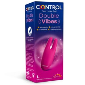 Control Toys-Double Vibes Stimulator-Silicon, 5 Trepte 6 Control Toys-Double Vibes Stimulator-Silicon, 5 Trepte - imagine 3