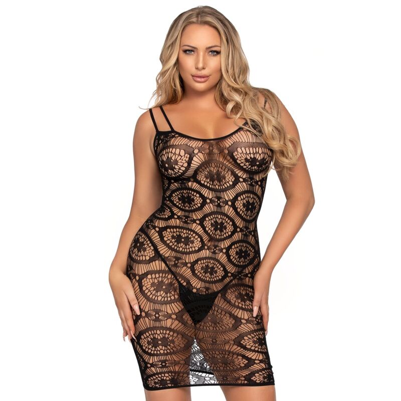 Leg Avenue Dresses-Rochie Mini Croșet Daisy One Size 1 img 103914 c2fd1026acc441ce06623bfd92344350 1