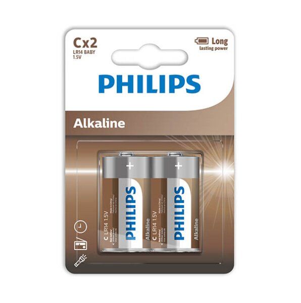 Phillips-Baterii Alcaline C LR14 Blister*2 1 img 104078 88b815fad68285442373f21275d52f7c 1