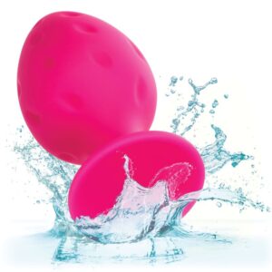 Calexotics-Cheeky Plug Anal Roz-Silicon, Waterproof, Ventuza - imagine 5