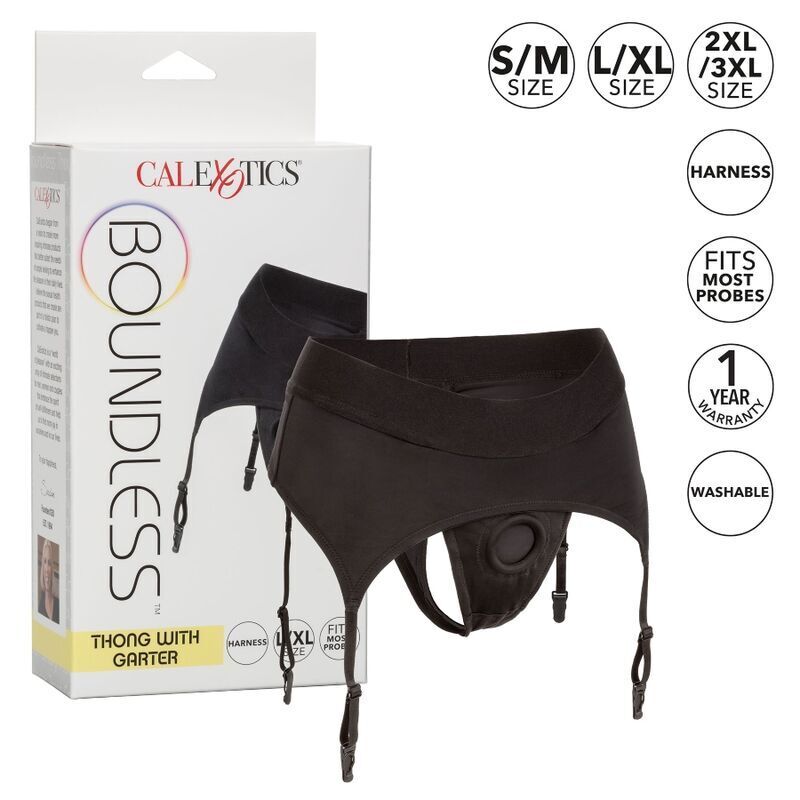 Calexotics-Tanga Boundless cu Jarretel S/M-Reincarcabil, USB 4 img 104963 df8136e3c39d38f8e10c22c879ced777 1