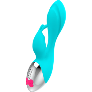 Happy Loky-Miki Rabbit Vibrator Turcoaz, Usb 14 Happy Loky-Miki Rabbit Vibrator Turcoaz, Usb - imagine 6