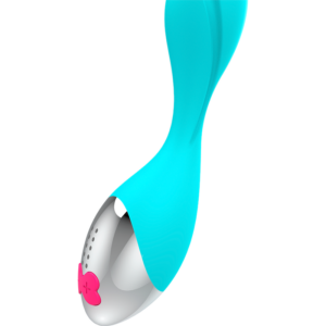 Happy Loky-Mini Fun Vibrator Turcoaz, Usb Reîncărcabil-Silicon - imagine 4