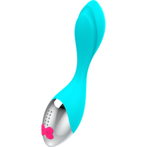 Happy Loky-Mini Fun Vibrator Turcoaz, Usb Reîncărcabil-Silicon - imagine 5