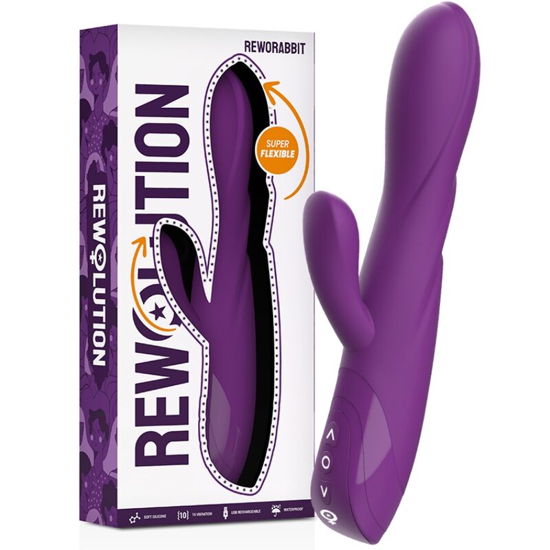 Rewolution-Reworabbit Vibrator Flexibil cu Rabbit, Stimulare 1 img 105305 4d9cb7a9718a0f1d3904bd6710b0409f 1