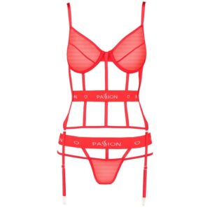 Passion-Kyouka Corset, Roșu, L/XL 6 Passion-Kyouka Corset, Roșu, L/XL - imagine 3