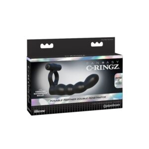 Fantasy C-ringz-Posabil Dublu Penetrator-Silicon, Waterproof 16 Fantasy C-ringz-Posabil Dublu Penetrator-Silicon, Waterproof - imagine 8