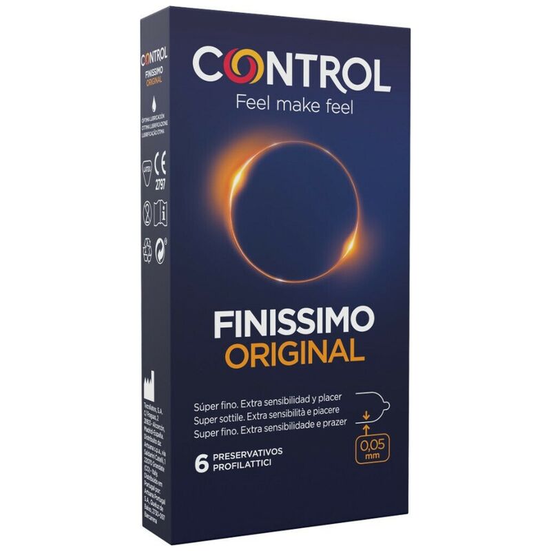 Control Condoms-Finissimo Original 6 Bucăți-Latex 1 img 107476 41b21f50486d45452894e9dfef747685 1
