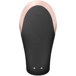 Satisfyer Partner-Double Love Luxury Vibrator pentru Cuplu-Negru 7 Satisfyer Partner-Double Love Luxury Vibrator pentru Cuplu-Negru - imagine 2
