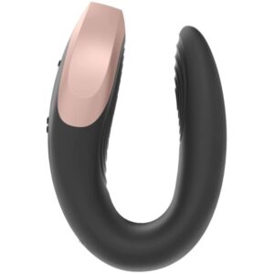 Satisfyer Partner-Double Love Luxury Vibrator pentru Cuplu-Negru 8 Satisfyer Partner-Double Love Luxury Vibrator pentru Cuplu-Negru - imagine 3