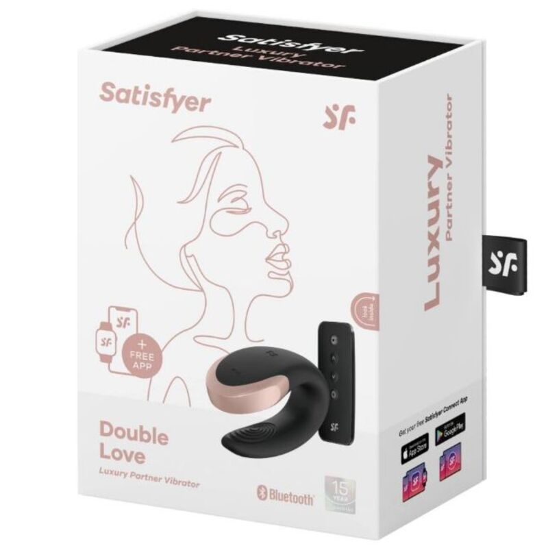Satisfyer Partner-Double Love Luxury Vibrator pentru Cuplu-Negru 5 img 107566 a88b3d8445b132935c2c34be97c53e2e 1