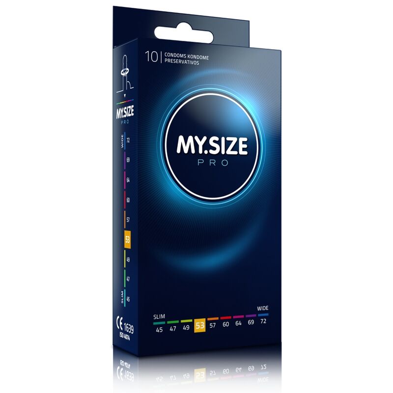 My Size Pro-Pro Prezervative 53 mm 10 Bucăți-Latex 1 img 107626 9fe1c74100057b79dbb6ae8137d5e872 1