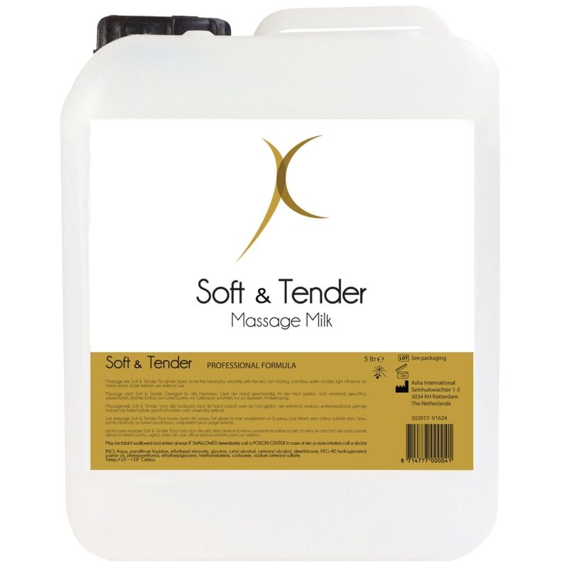 Soft and Tender - Lapte de Masaj 5000 ml 1 img 107669 57c3915881b2e3803a92af5fd784c249 1