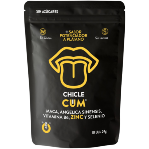 WUG-Cum Guma pentru Creșterea Ejaculării Aromă Banane, 10 Bucăți - imagine 1
