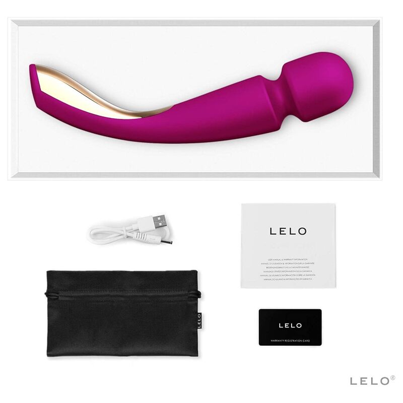 Lelo-Smart Wand Medium 2 Masajer Mov-Silicon, 10 Trepte, USB · Vibratoare (imaginea 5)