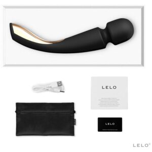 Lelo-Smart Wand 2 Medium Negru Masager-Silicon, 10 Trepte 8 Lelo-Smart Wand 2 Medium Negru Masager-Silicon, 10 Trepte - imagine 3