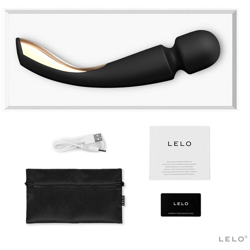 Lelo-Smart Wand 2 Medium Negru Masager-Silicon, 10 Trepte 3 img 108930 5b37cad3a0b6d250a67cd22b3cd24667 1