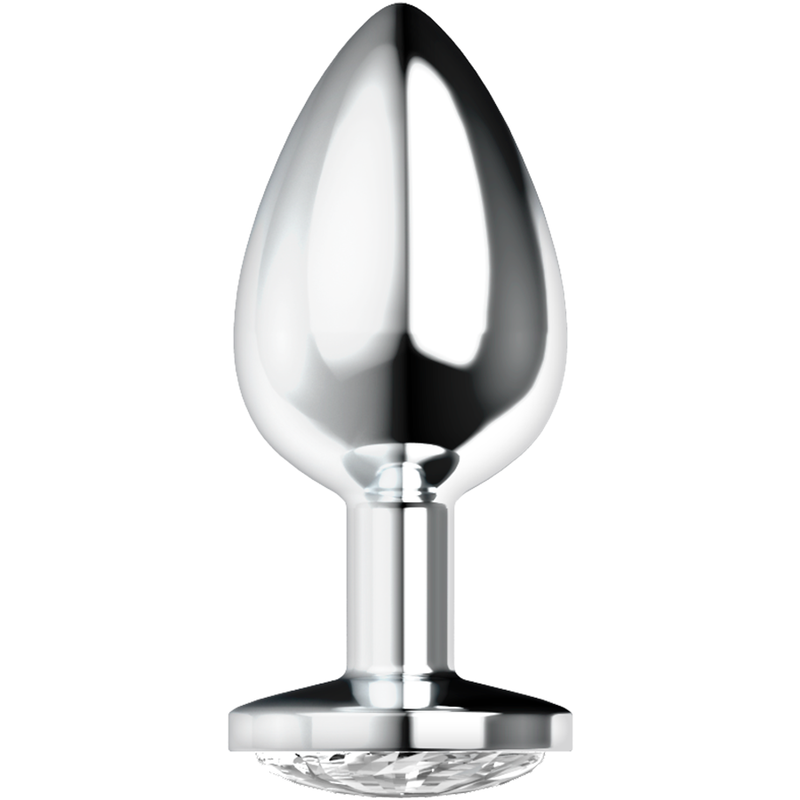 Ohmama-Plug Anal Metal, 2.7 X 8 cm, Alb/Albastru, L 2 img 109346 8b8c73e4e7b08f07ad345b0a39767612 1
