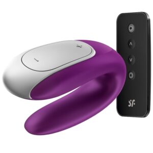Satisfyer Connect-Double Fun Vibrator pentru Cuplu Mov-10 Trepte 20 Satisfyer Connect-Double Fun Vibrator pentru Cuplu Mov-10 Trepte - imagine 10