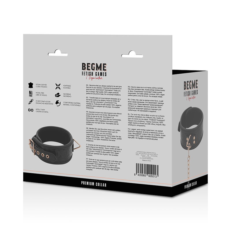 Begme Black Edition-Begme Fetish Games Zgardă Premium Black 7 img 109472 eda3e60c8906af4d8e611414f9b6f501 1