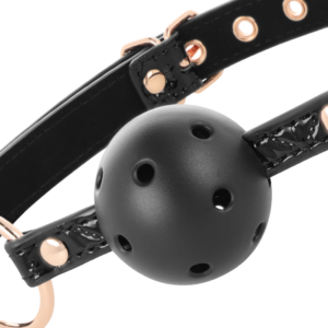 Begme Black Edition-Black Edition Mordă cu Bilă Piele Vegană 11 Begme Black Edition-Black Edition Mordă cu Bilă Piele Vegană - imagine 6
