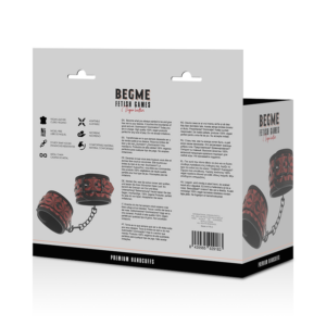 Begme Red Edition-Red Edition Cătușe Premium cu Căptușeală - imagine 9