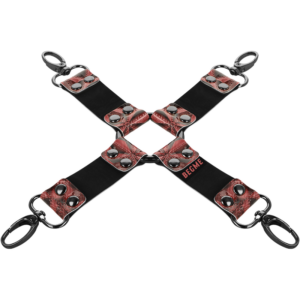 Begme Red Edition-Red Edition Lesă Hog Tie din Piele Vegană - imagine 4