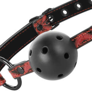 Begme Red Edition-Red Edition Gag din Piele Vegană 11 Begme Red Edition-Red Edition Gag din Piele Vegană - imagine 6