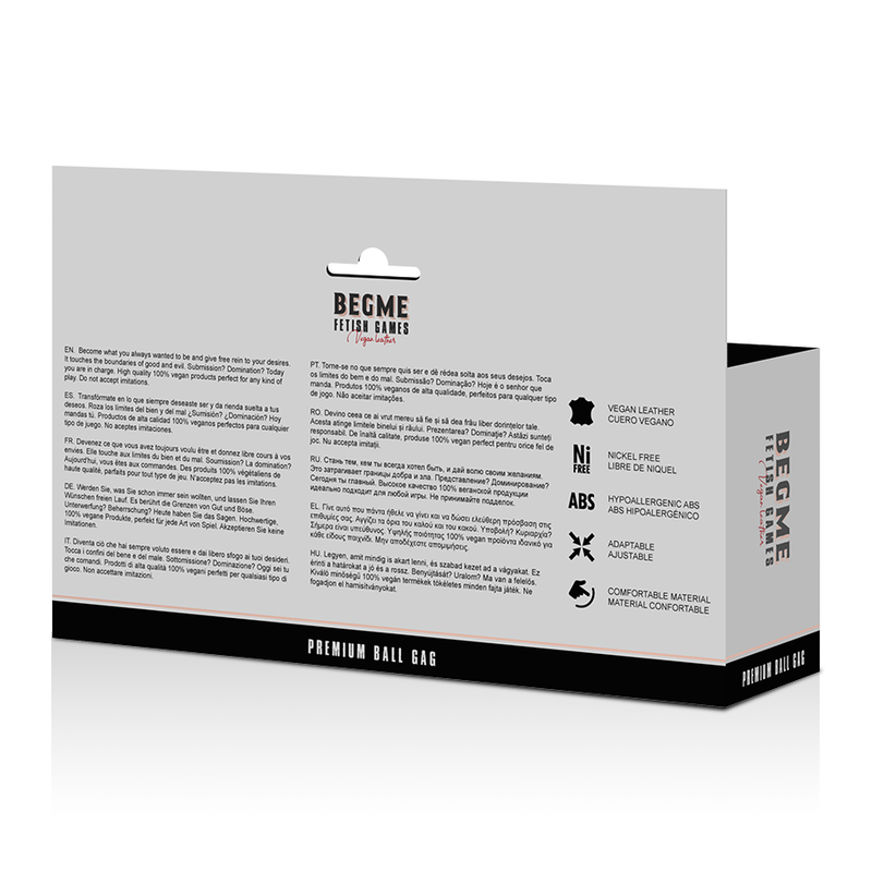 Begme Red Edition-Red Edition Gag din Piele Vegană 3 img 109568 24b9b9616d636b9cfd6bc64146d45eb5 1