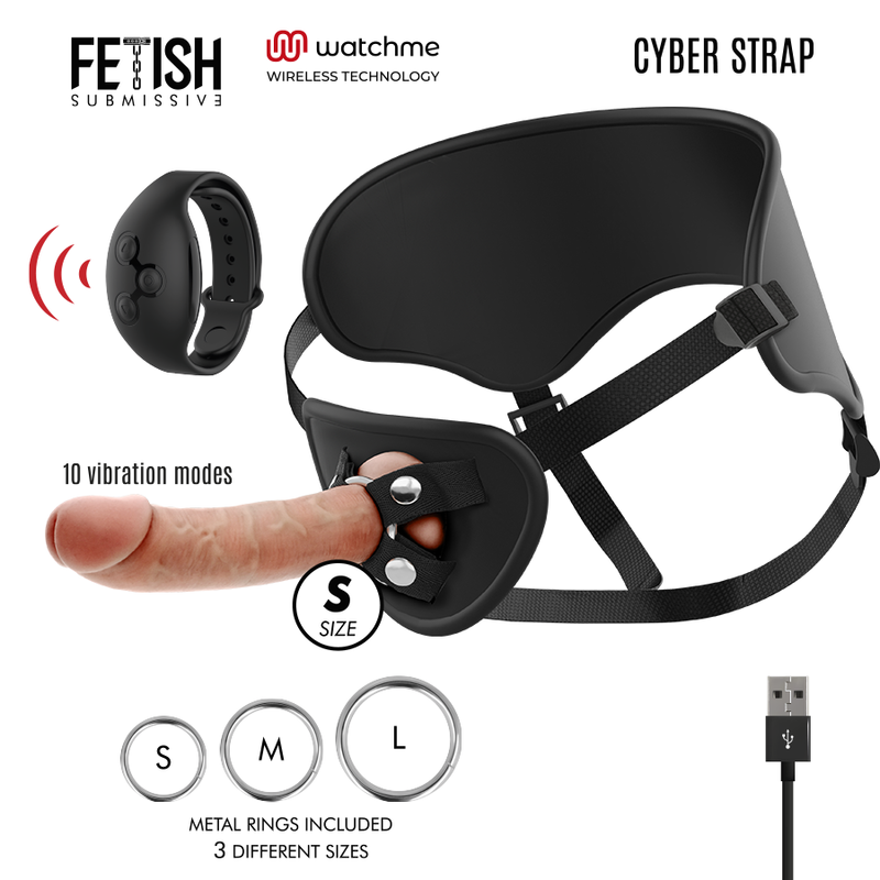 Fetish Submissive Cyber Strap-Cyberstrap Ham cu Dildo Controlat 1 img 109579 b89bcb49ab8aa8024034989fa6f08230 1