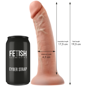 Fetish Submissive Cyber Strap-Cyberstrap Harness cu Dildo - imagine 8