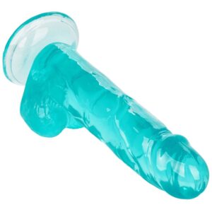 Calexotics-Size Queen Dildo Blue 15.3 cm-TPR, Waterproof, Ventuza 9 Calexotics-Size Queen Dildo Blue 15.3 cm-TPR, Waterproof, Ventuza - imagine 3