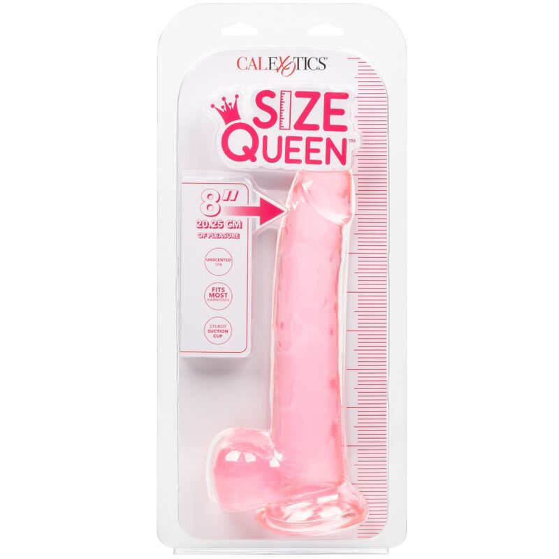 Calexotics-Size Queen Dildo Roz 20.3 cm-TPR, Waterproof, Ventuza 4 img 110038 1292de2a9ac48229503946f47af0dabf 1