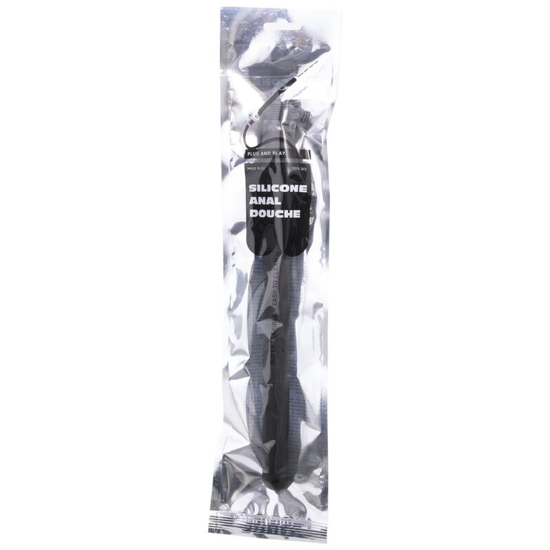 All Black - Duș Anal din Silicon cu Sistem Stopper 27 cm 2 img 110061 a698343f7fae12a5290506fb5d6e363e 1
