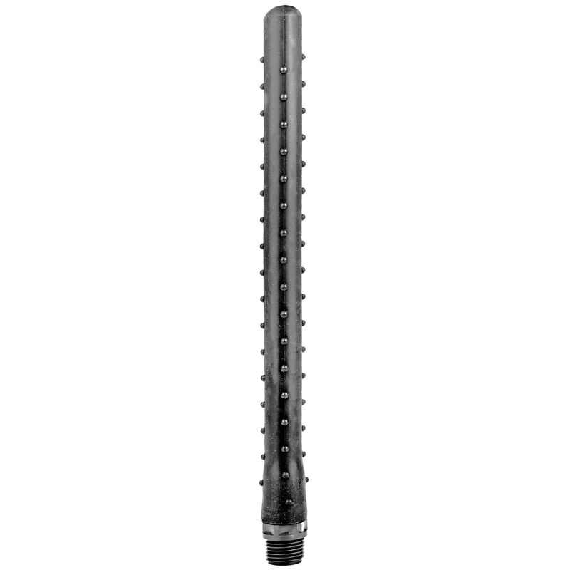 All Black - Irigator Anal Canelat din Silicon 27 cm 1 img 110062 5919277a9964bbb10b6dcaf82e486c4d 1