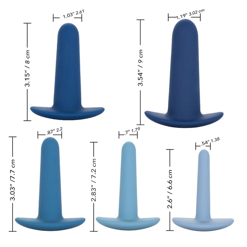 Calexotics-Set de Antrenament Anal Wearable, 5 Piese-Silicon 3 img 110086 8c57479dd2a4624228bc656c6b1b1ac7 1