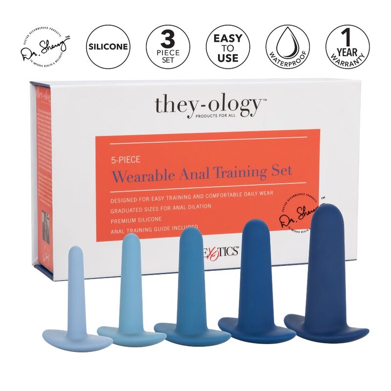 Calexotics-Set de Antrenament Anal Wearable, 5 Piese-Silicon 1 img 110088 193954b166510a31b5f35d38bb826a5b 1