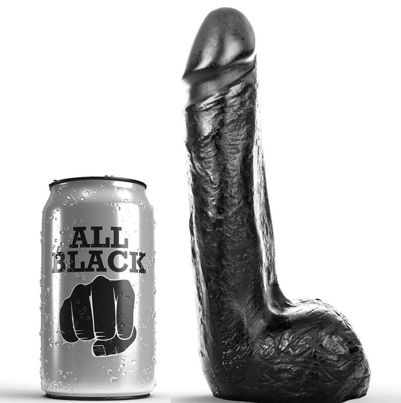 All Black - Dildo Realist Moale Negru 20 Cm 1 img 110112 aa11a1b48e8b95ed7c20c4d21824a2bf 1