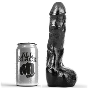 All Black-Dildo Anal Realist 20 cm-Silicon - imagine 1
