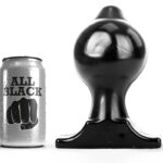 All Black-Plug Anal 17,5 cm Diametru 10 cm-Silicon · Accesorii BDSM