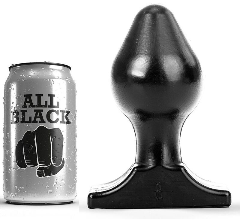 All Black - Plug Anal 16x8 cm 1 img 110193 722a83acdd9792d8f97efff7824bff7c 1