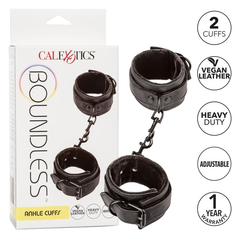 Calexotics-Boundless Manșete pentru Glezne-Piele Ecologica · Bondage & Catuse (imaginea 3)