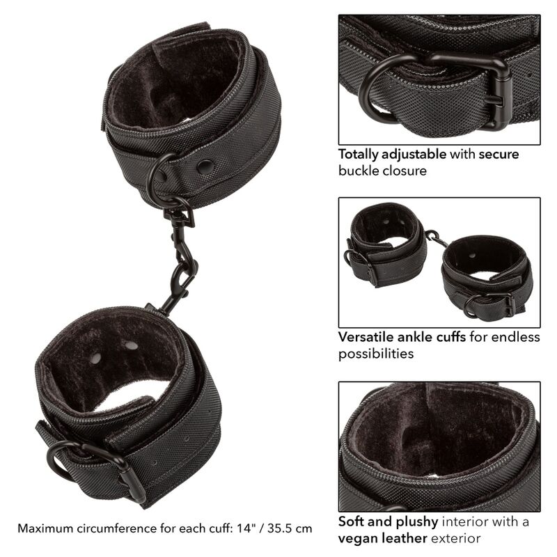 Calexotics-Boundless Manșete pentru Glezne-Piele Ecologica · Bondage & Catuse (imaginea 4)