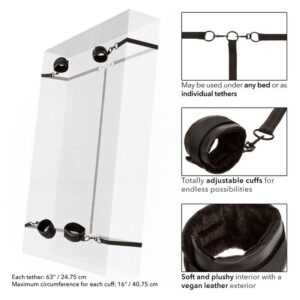 Calexotics-Sistem de Legare Boundless Red pentru Pat 10 Calexotics-Sistem de Legare Boundless Red pentru Pat - imagine 4