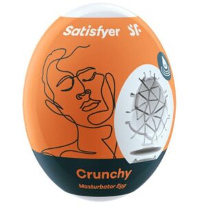 Satisfyer Eggs-Ou Masturbator Crunchy-TPE - imagine 1